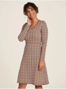 Brown patterned dress Tranquillo - Women #817245