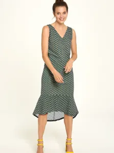 Green patterned dress Tranquillo - Women #139064