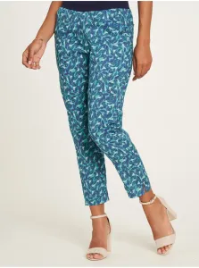 Turquoise Women's Patterned Shortened Pants Tranquillo - Women