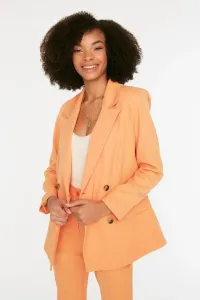 Trendyol Orange Basic Blazer Jacket