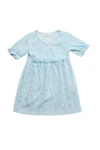 Trendyol Blue Crepe Girl Knitted Dress #1261817