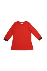 Trendyol Red Stripe Detailed Girl Knitted Dress #1260018