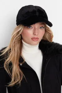 Trendyol Women's Black Faux Fur Hat