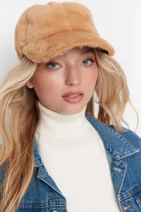 Trendyol Tan Faux Fur Women's Hat