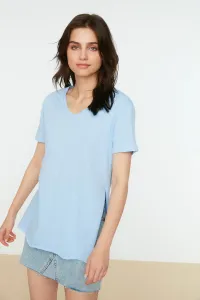 T-shirt asimmetrica da donna Trendyol V Collar Asymmetric #261878
