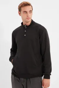 Trendyol Black Men's Regular Fit Sweatshirt #750320
