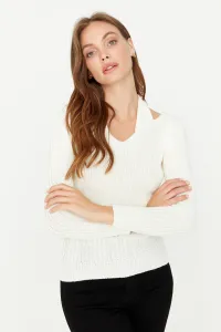 Trendyol Ecru Knit Detailed Knitwear Sweater #824933