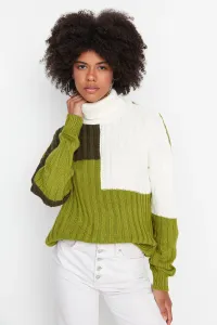 Trendyol Ecru Turtleneck Knitwear Sweater #1609173