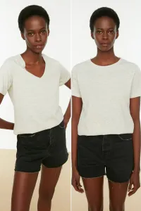 Trendyol T-Shirt - Gray - Regular fit #201190