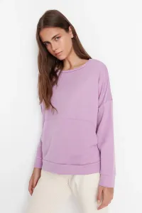 Trendyol Sweatshirt - Purple - Regular fit #1087679