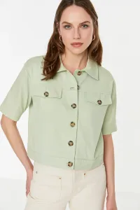 Trendyol Mint Pocket Detailed Shirt #1255362
