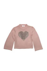 Trendyol Pink Plush Detailed Girl Knitwear Sweater #1307136