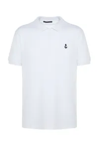 Trendyol Polo T-shirt - White - Regular fit