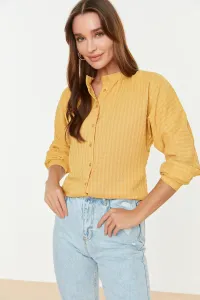 Trendyol Yellow Plain Shirt #1388726