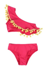 Trendyol Fuchsia Tasseled Girls' Bikini Set #1276643