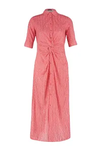 Trendyol Pink Gathered Detailed Woven Woven Dress