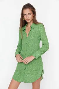 Trendyol Green Back Detailed Shirt Dress #1619777