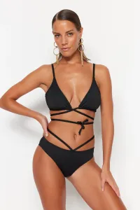 Trendyol Bikini Bottom - Black - Plain