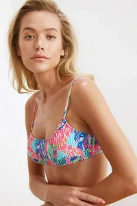 Trendyol Floral Pattern Gippes Bikini Top