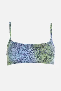 Trendyol Bikini Top - Green - Animal print