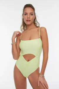 Trendyol Mint Cut-Out Detailed Swimsuit