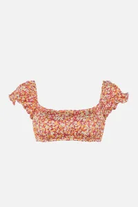 Trendyol Pink Crispy Floral Print Bikini To #1317785