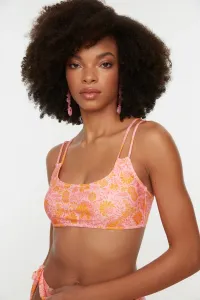 Trendyol Bikini Top - Rosa - Geblümt