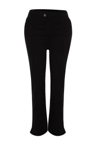 Trendyol Curve Black High Waist Bootcut Plus Size Jeans