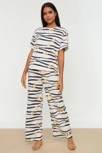 Trendyol Pajama Set - Mehrfarbig - Gestreift