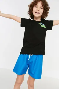 Trendyol Blue Waist Detailed Boy Sea Shorts #1808833