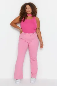 Trendyol Curve Pink Cutaway Spanish Fit Denim Jeans