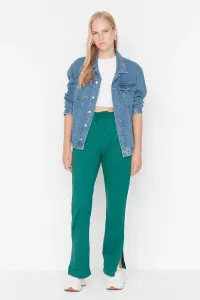Trendyol Green Stripe Detailed Slit Knitted Sweatpants #1079431