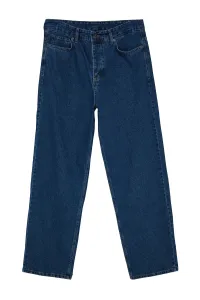 Trendyol Men's Navy Blue Baggy Fit Jeans Denim Pants