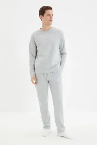 Trendyol Gray Men's Regular Fit Pajamas Set #1375272