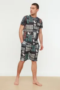 Trendyol Multicolored Men's Regular Fit Printed Pajamas Set #1334957