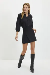 Trendyol Black Woven Cachet Shorts Skirt #134173
