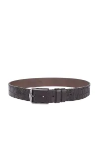 Trendyol Brown Men's 4 CM Patterned 100% Genuine Leather Belt #1615733