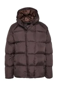 Trendyol Men's Brown Oversized Windproof Winter Jacket