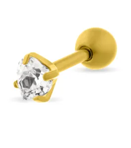 Troli Affascinante piercing in titanio placcato oro VSE6015G-PET