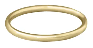 Troli Anello minimalista in acciaio placcato oro Gold 54 mm