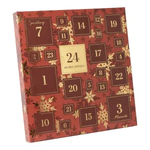 Troli Calendario dell'avvento gioielli - rosso
