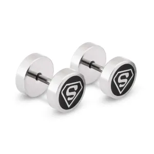 Troli Divertenti orecchini in acciaio Superman KS-136