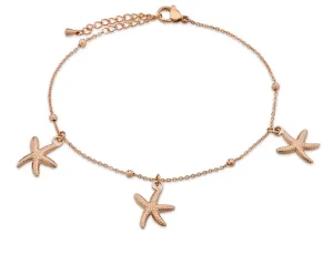 Troli Elegante bracciale in bronzo con stelle marine
