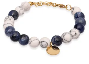 Troli Elegante braccialetto di perline con nappina VEDB0546G-SO-PET