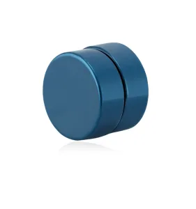 Troli Orecchino singolo blu magnetico 2in1 (bottone, mini spilla) VSE6018BL-PET