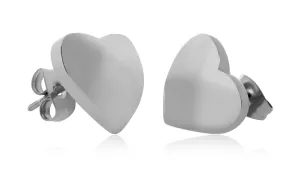 Troli Splendidi orecchini a cuore in acciaio VAAXF256S
