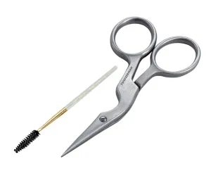 Tweezerman Forbici e pennello per modellare le sopracciglia Brow Shaping Scissors & Brush Stainless Steel
