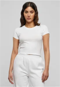 Women's Stretch Jersey Cropped Tee White #2920495