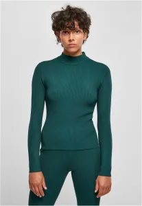 Women's sweater with ribbed knit with turtleneck jasper