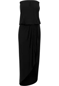 Women's Bandeau Viscose Dress Black #2895214